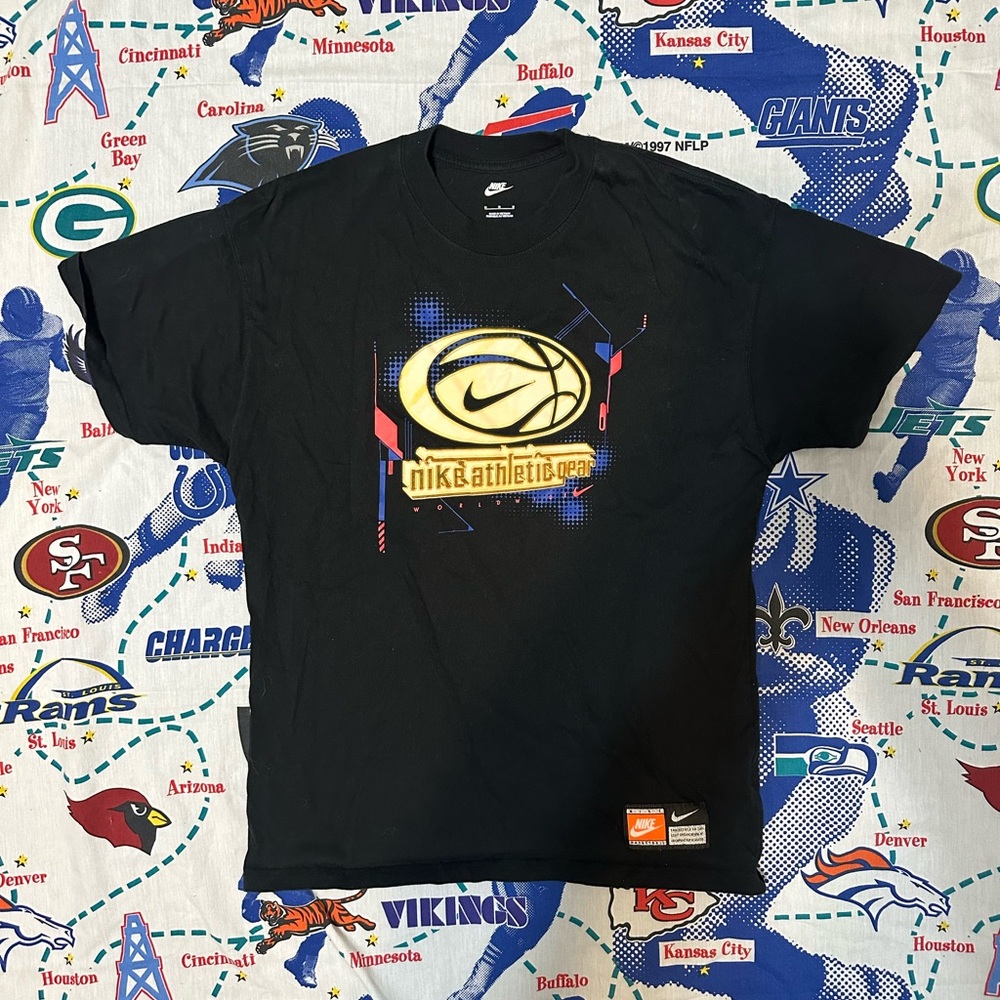 Nike Athletics Double Sided Black Graphic Tee